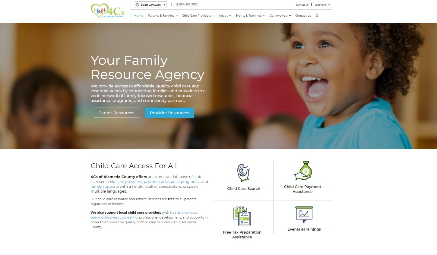 Home - Community Child Care Council (4Cs) of Alameda County